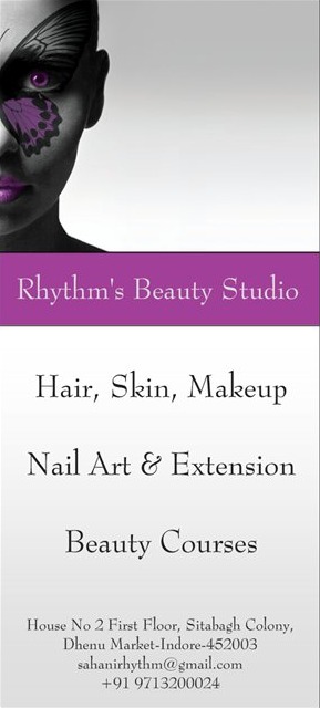 Business Card Rhythm's Beauty Studio