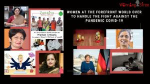Women at the Forefront World Over to Handle the fight against the Pandemic COVID-19